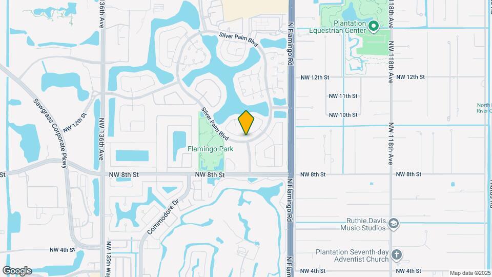 12708 NW 11th Ct Map and Location Details