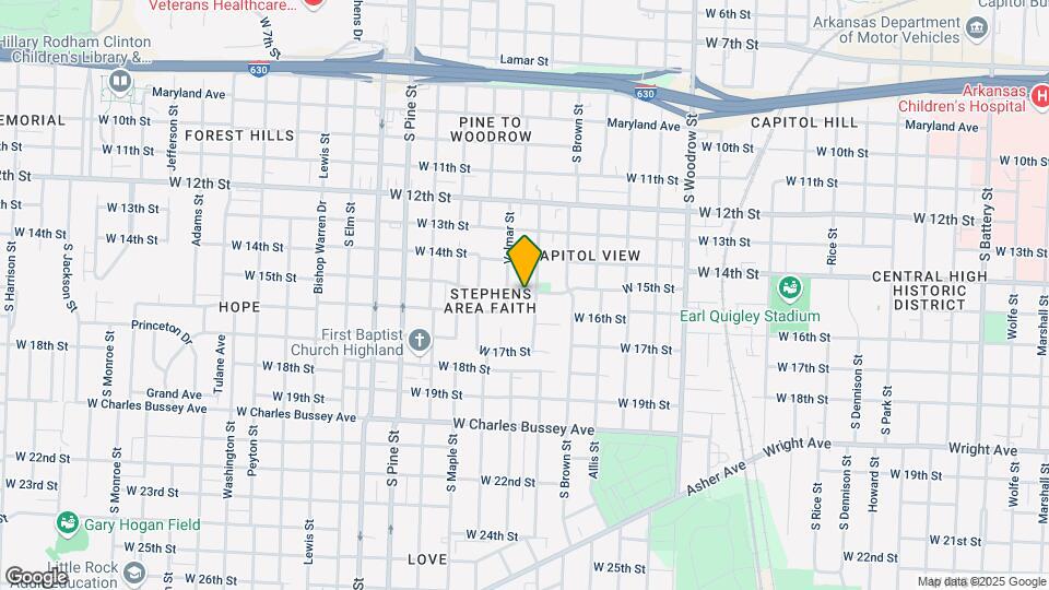 3315 W 15th St Map and Location Details