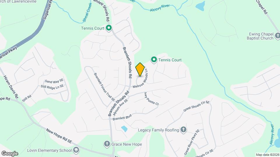 1560 Bramlett Hill Ln SE Map and Location Details