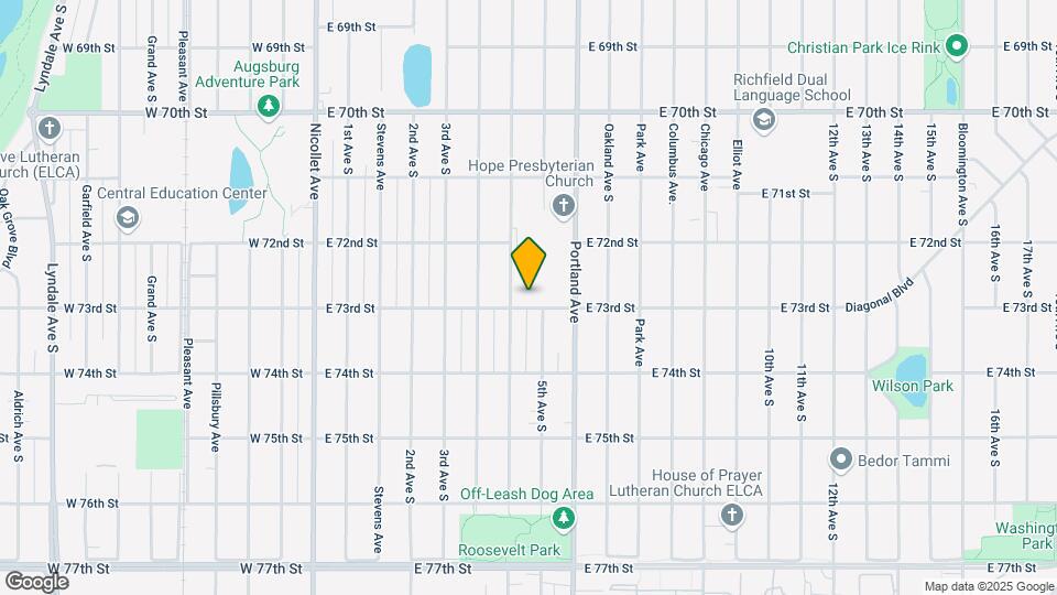 420 E 73rd St Map and Location Details