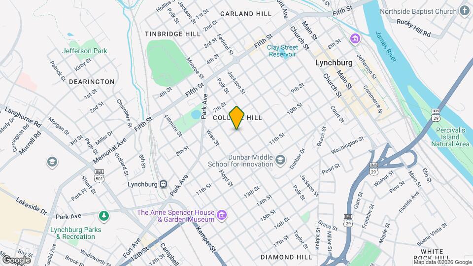 1106 9th St Map and Location Details