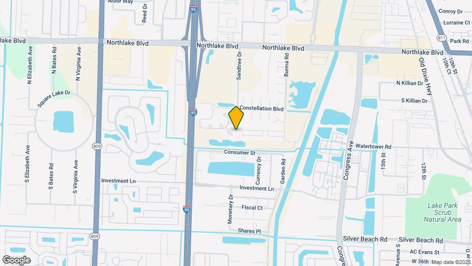814 Sandtree Dr Map and Location Details