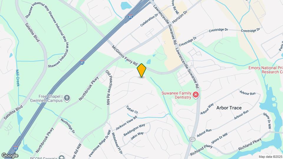 400 Manor Glen Dr Map and Location Details