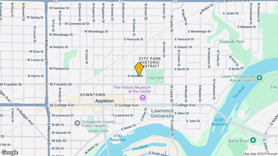 319 E Harris St Mapa y Detalles de la Ubicación