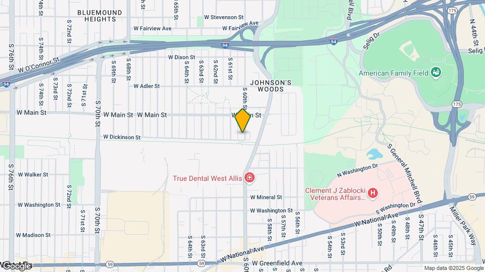 661 S 60th St Map and Location Details