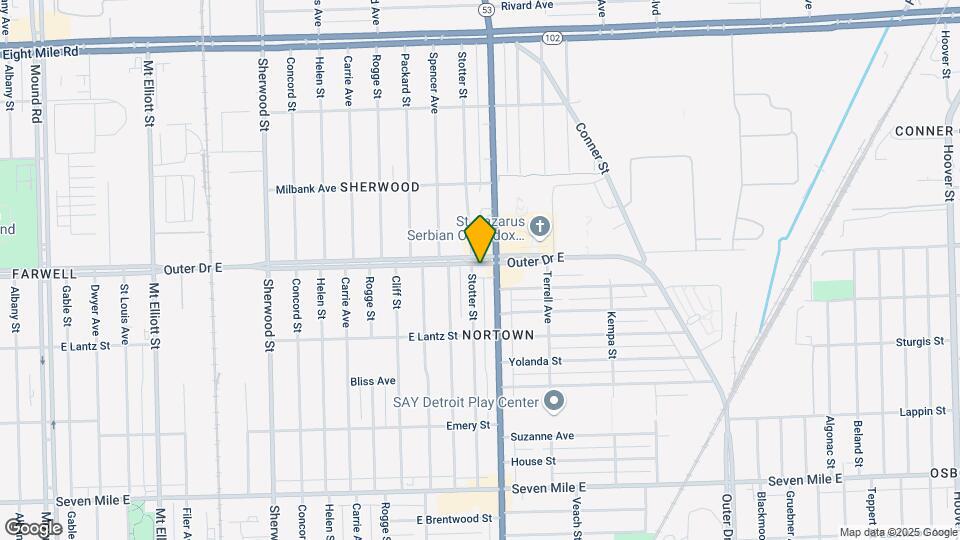 E Outer Drive Apartments Map and Location Details