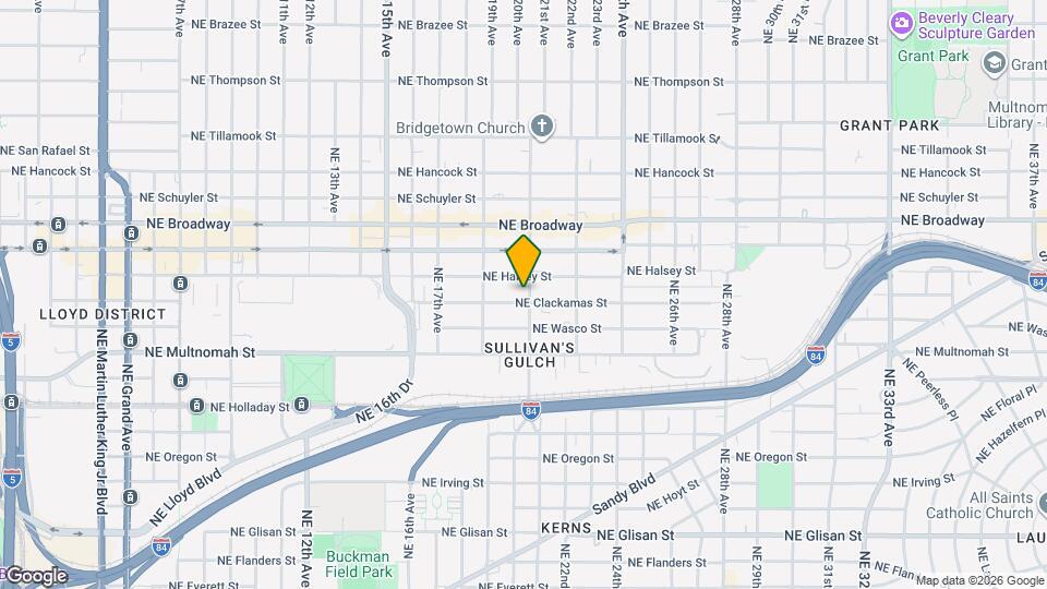 2041 NE Clackamas St Map and Location Details