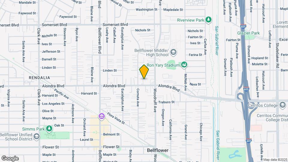 10123 Alondra Blvd, Unit 6 Map and Location Details