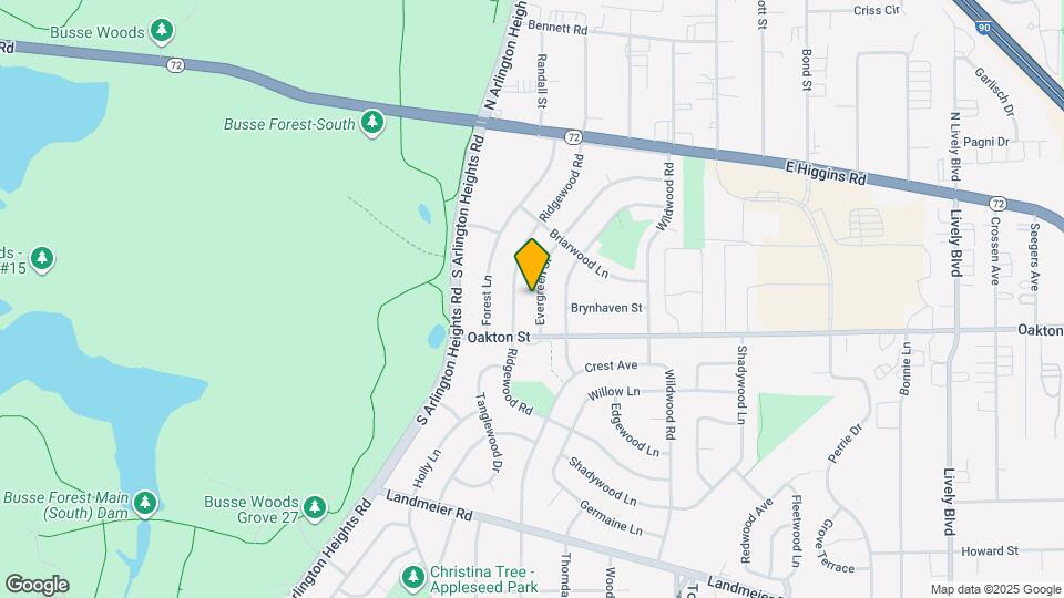 76 Evergreen St Map and Location Details