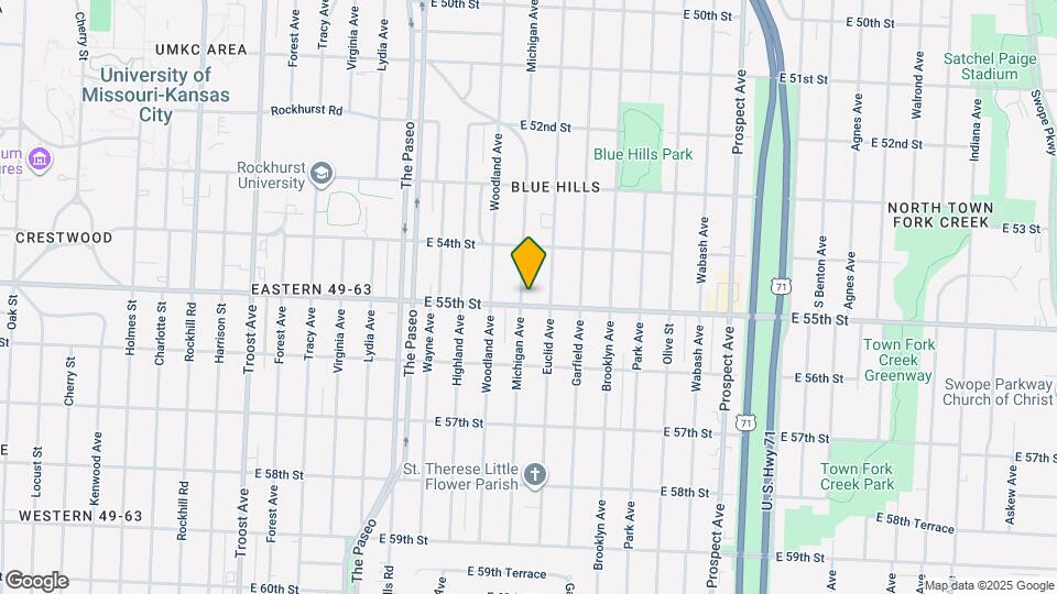 1906 E 55th St Map and Location Details