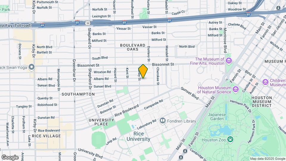 1737 Albans Rd Map and Location Details