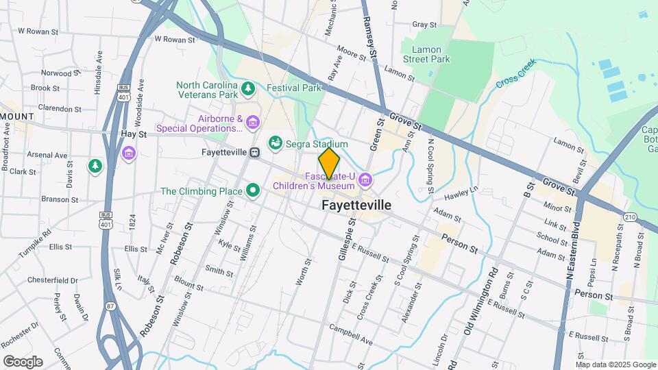 214 Hay St Map and Location Details