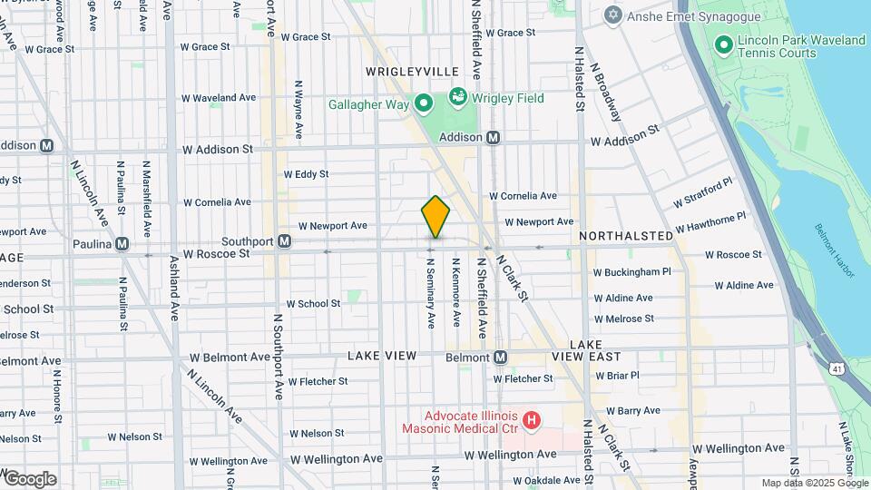 3401 N Seminary Ave Mapa y Detalles de la Ubicación