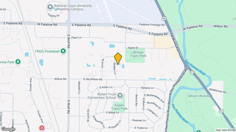 1449 Quaker Ln Map and Location Details