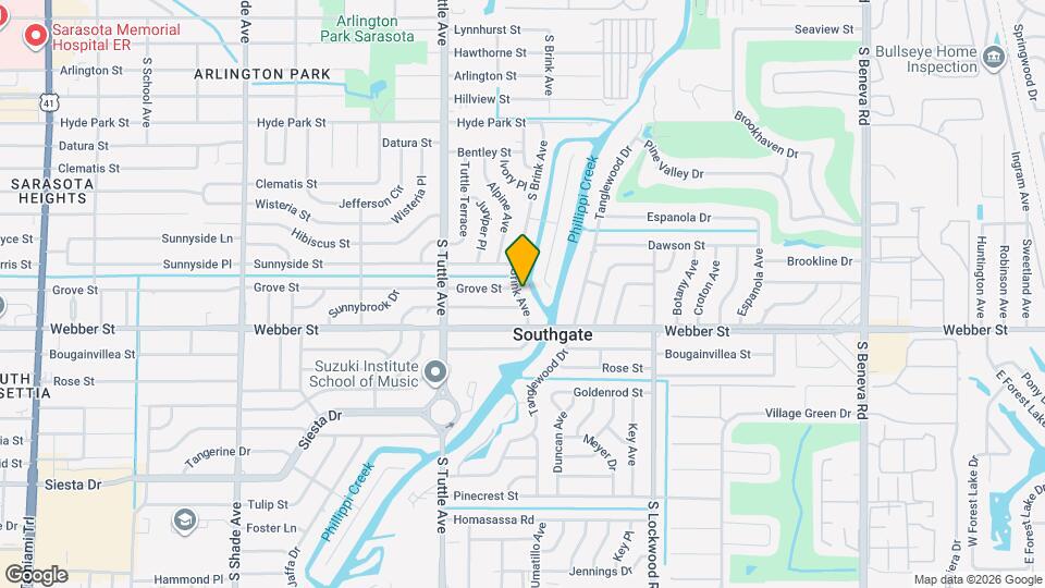 2705 S Brink Ave Map and Location Details