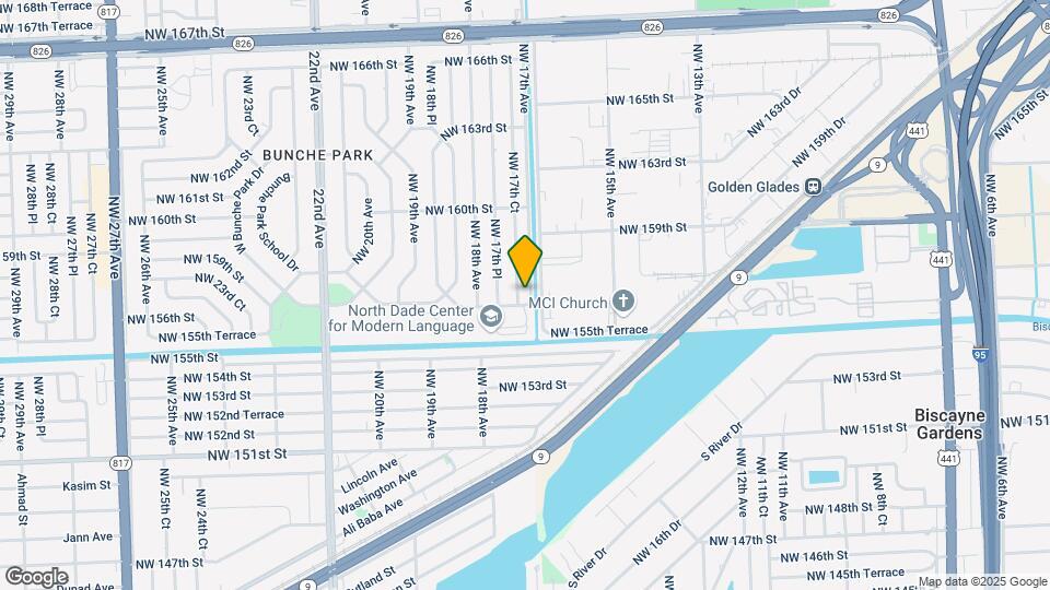 15721 NW 17th Ct Mapa y Detalles de la Ubicación
