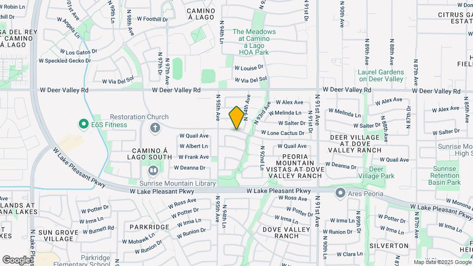 9450 W Quail Ave Mapa y Detalles de la Ubicación