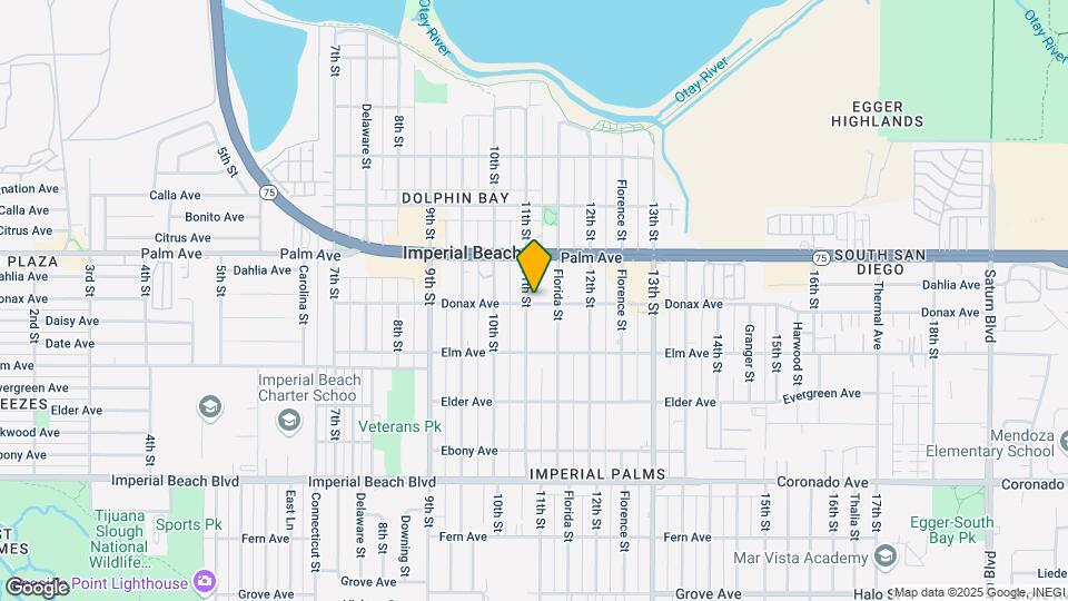 1110 Donax Ave Map and Location Details