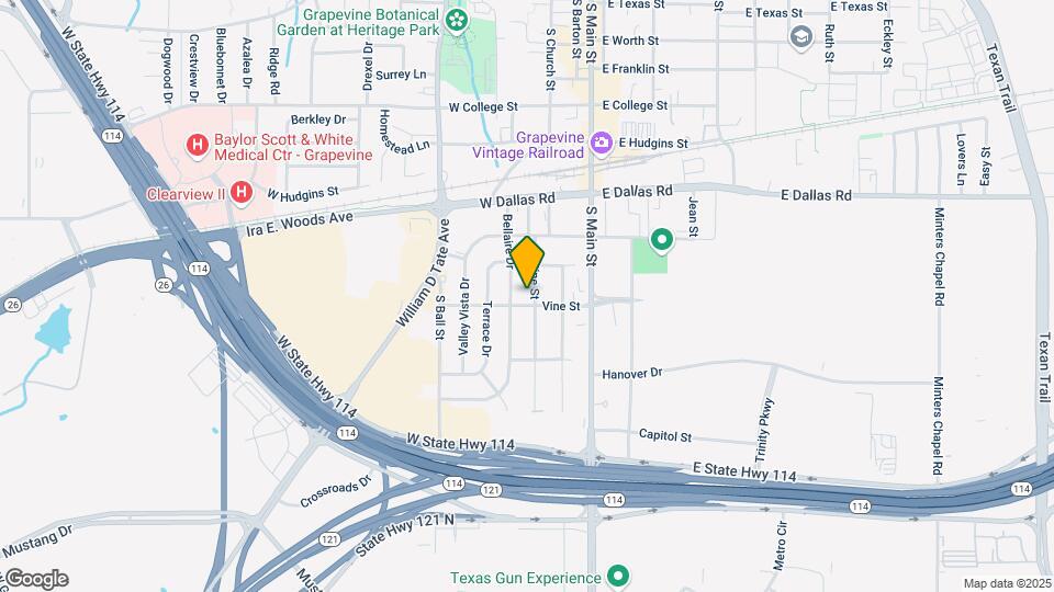1130 S Pine St Mapa y Detalles de la Ubicación