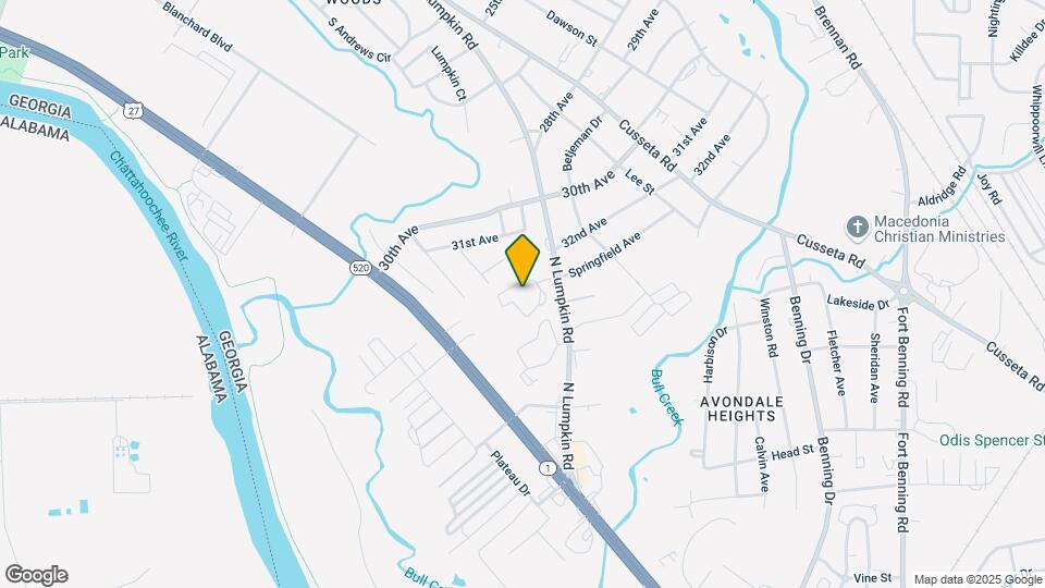 3320 N Lumpkin Rd Map and Location Details