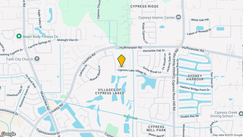 18710 Cypress Lake Village Dr Map and Location Details
