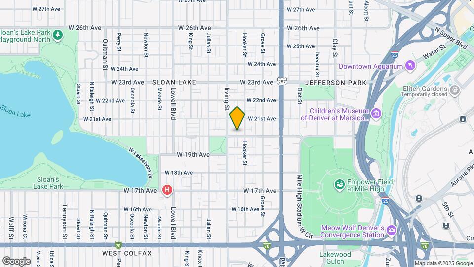 3229 W 20th Ave Map and Location Details