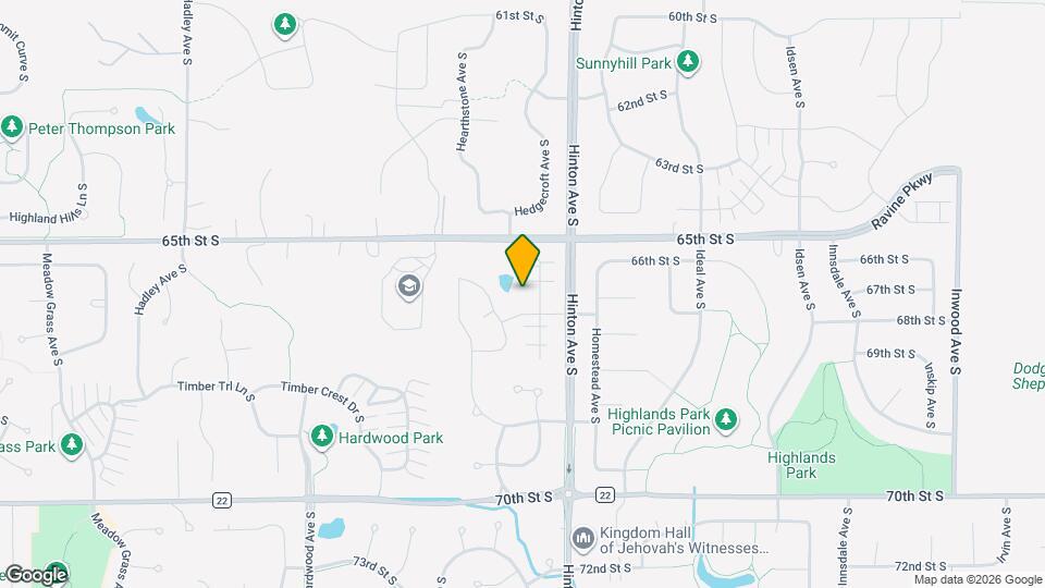 6632 Hinterland Trl S Map and Location Details