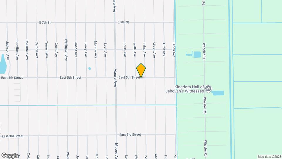4204 East 5th Street Mapa y Detalles de la Ubicación