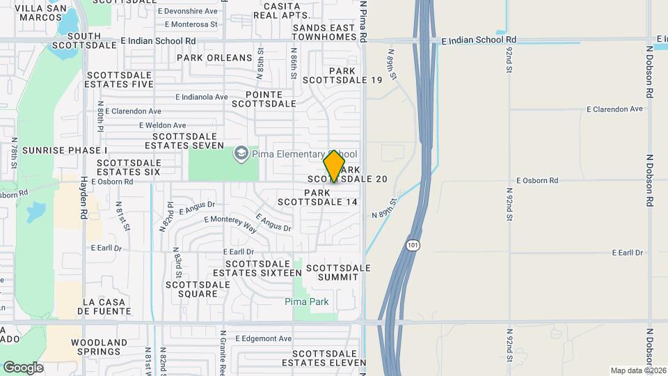 8713 E Osborn Rd, Unit SI ID1558648P Map and Location Details
