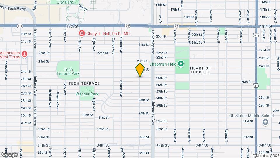 2521 25th St Map and Location Details