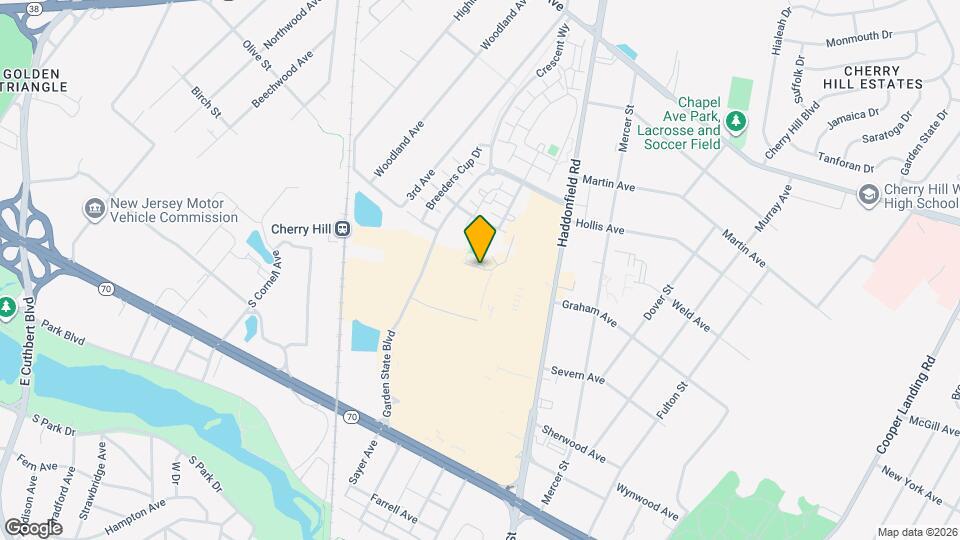 1305 Churchill Downs Way Map and Location Details