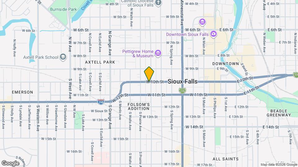 203 S Summit Ave Map and Location Details