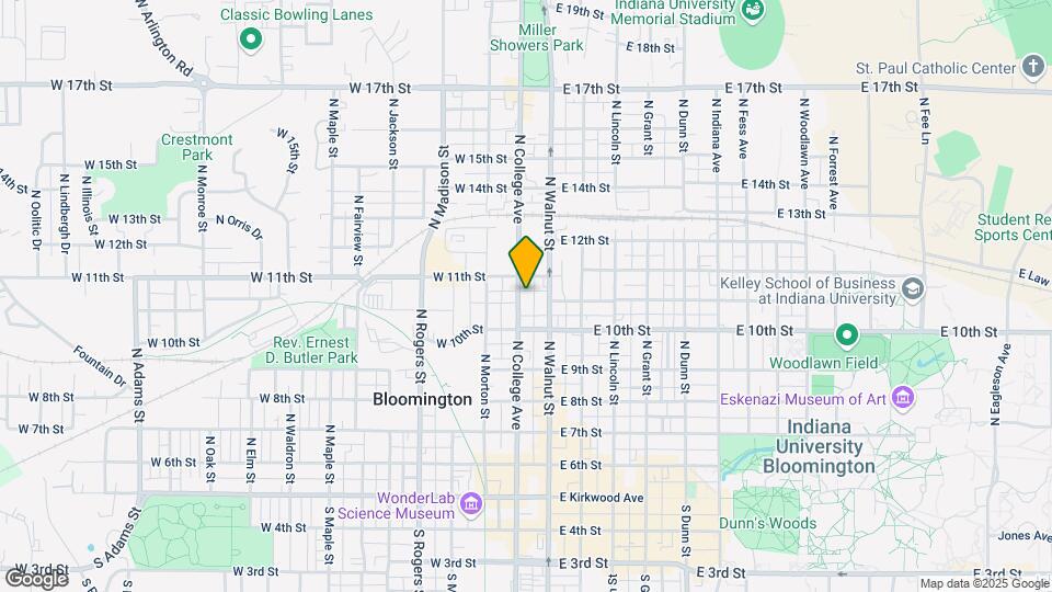 632 N College Ave Map and Location Details