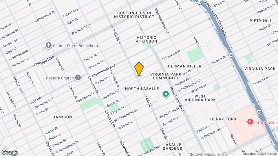 2080 Gladstone St Map and Location Details