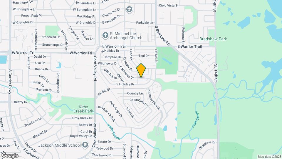 705 Edelweiss Dr Map and Location Details