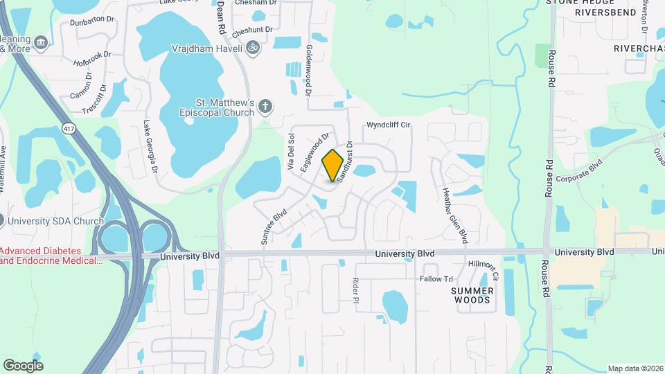 4262 Sandhurst Dr Mapa y Detalles de la Ubicación