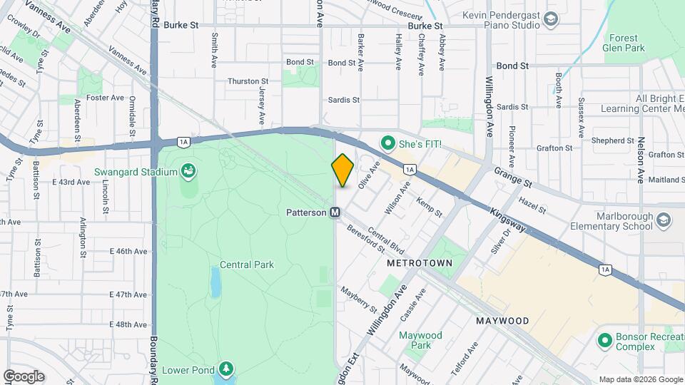 5932 Patterson Av Map and Location Details