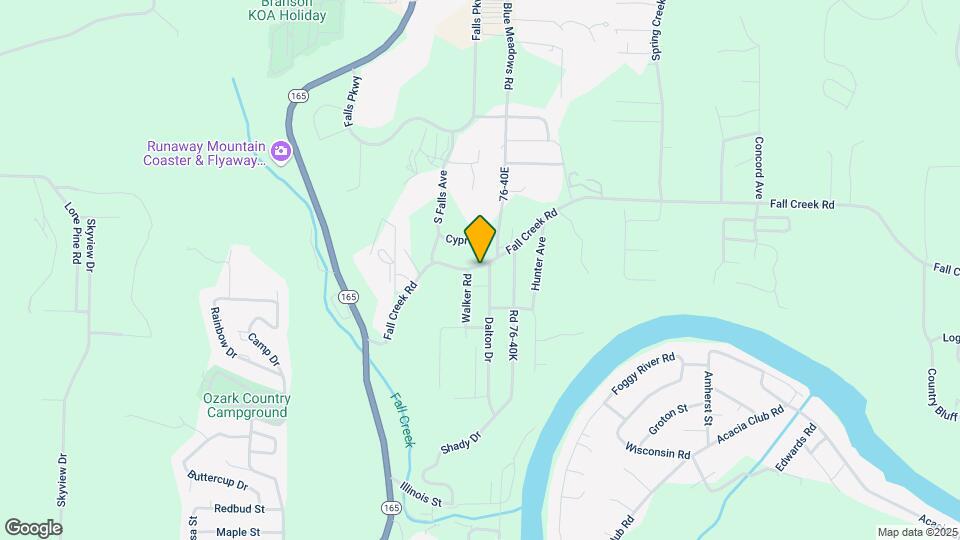 4783 Fall Creek Rd Map and Location Details