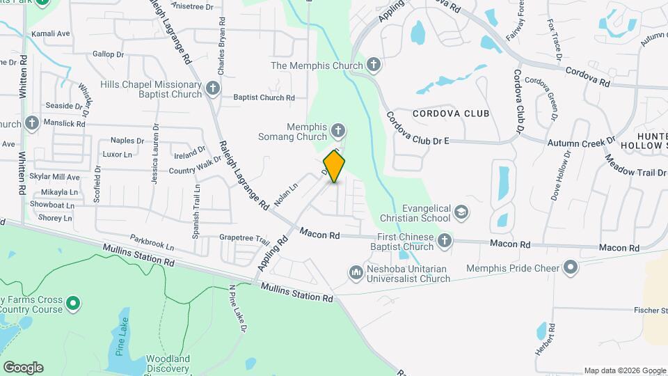 1029 Appling Meadow Dr Map and Location Details