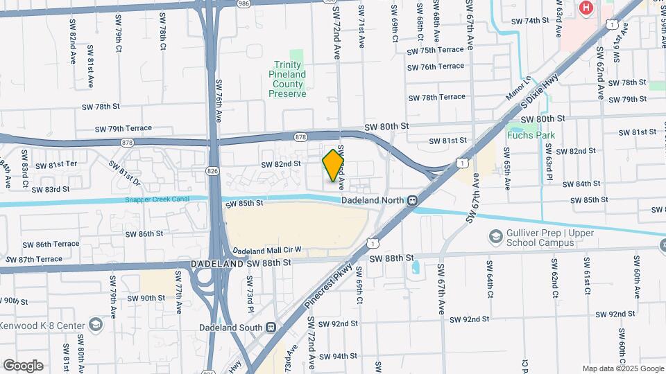 8390 SW 72nd Ave, Unit 513 Map and Location Details