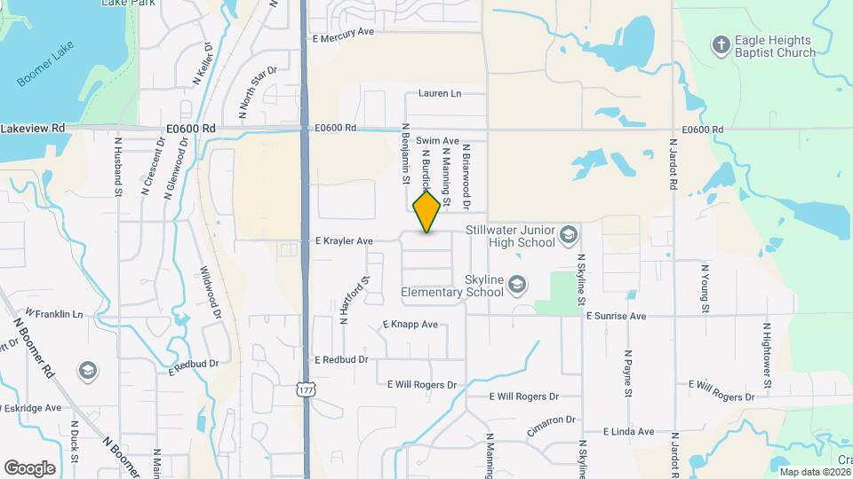 927 E Krayler Ave Map and Location Details