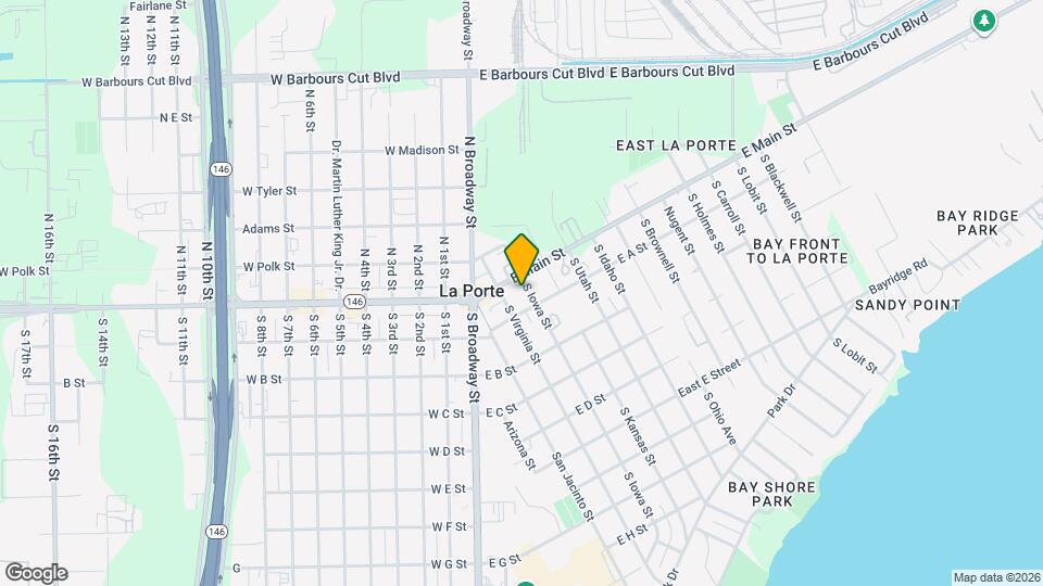 114 S Iowa St Map and Location Details