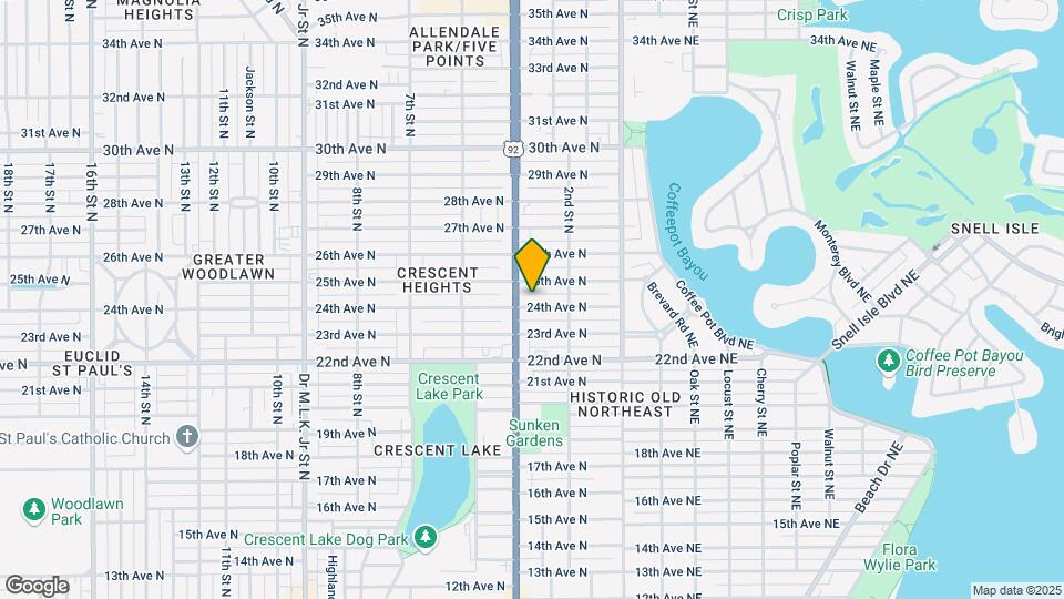 321 24th Ave N Map and Location Details