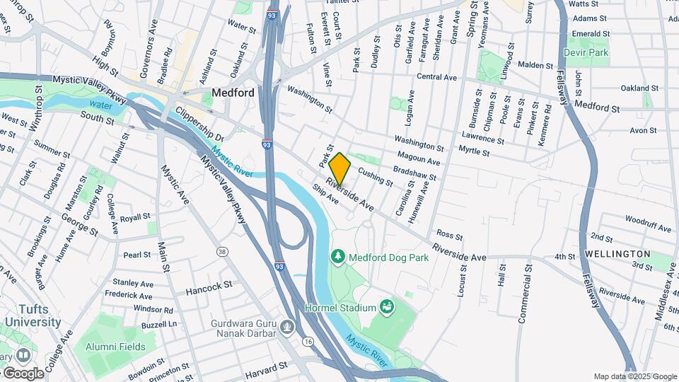 225 Riverside Ave Map and Location Details