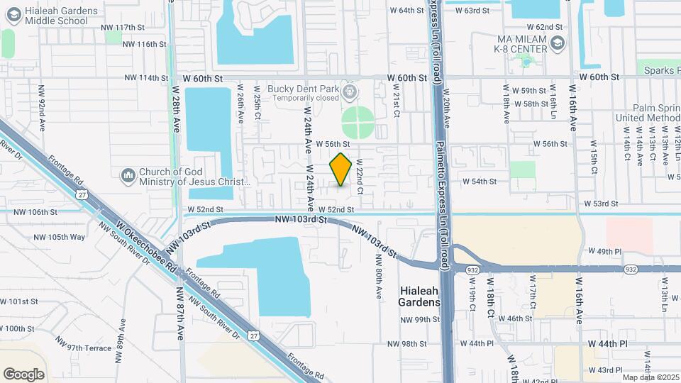 5333 W 23rd Ave Map and Location Details