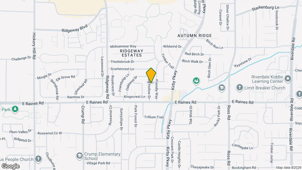 4092 Spring Hollow Dr Map and Location Details