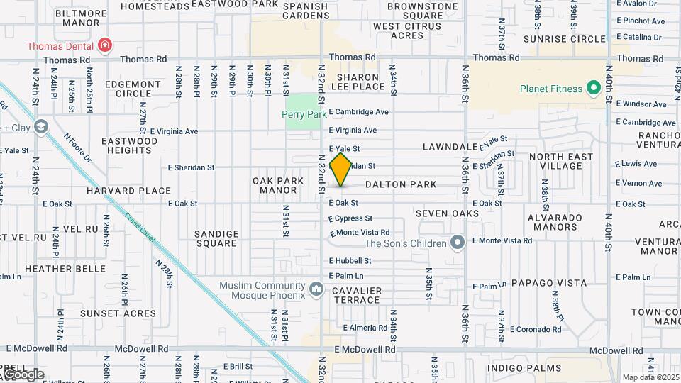 3223 E Harvard St Mapa y Detalles de la Ubicación