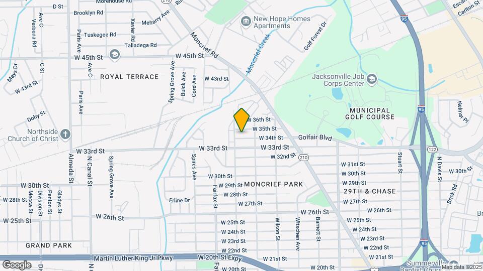 1651 W 34th St Map and Location Details