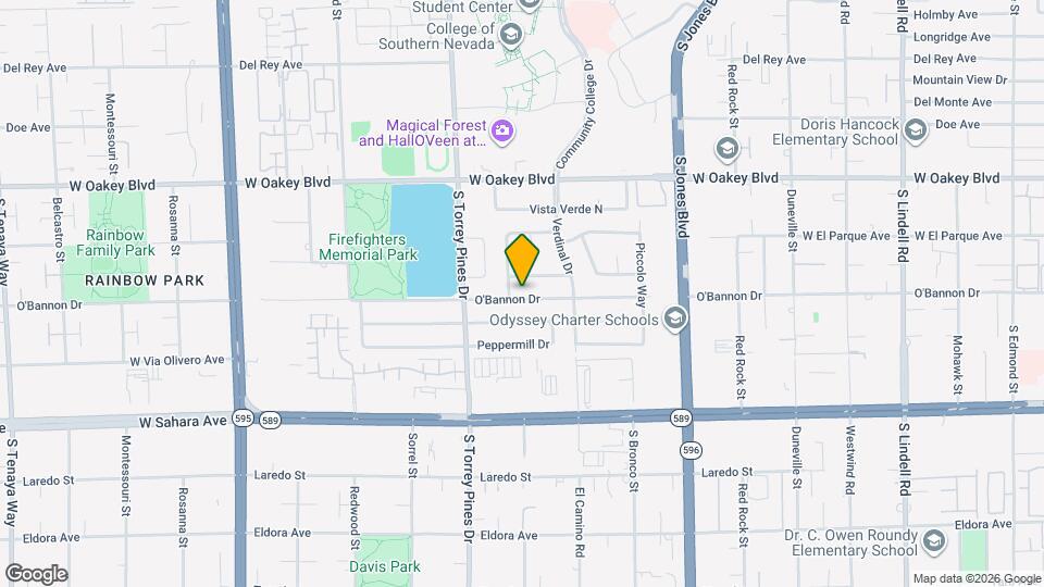 6328 O'Bannon Dr Map and Location Details