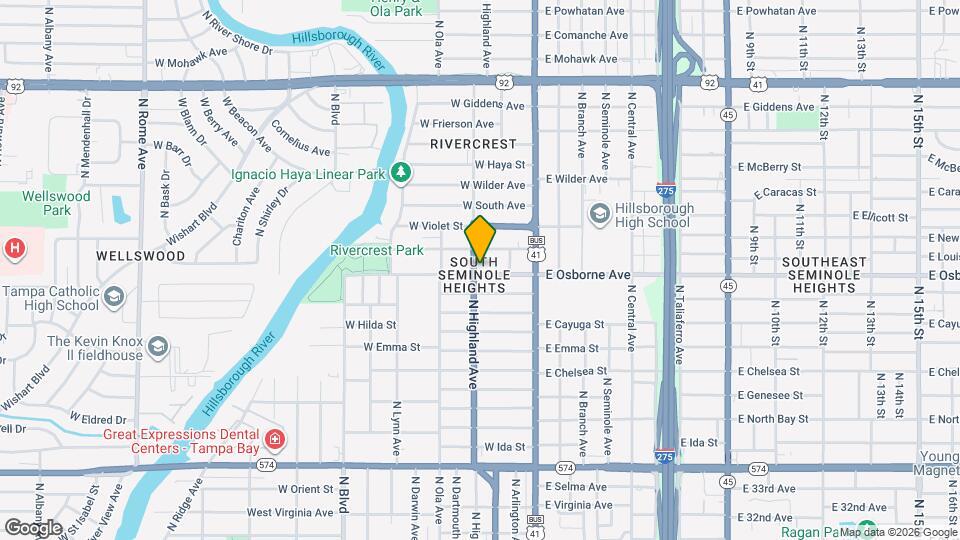 209 W Osborne Ave Map and Location Details